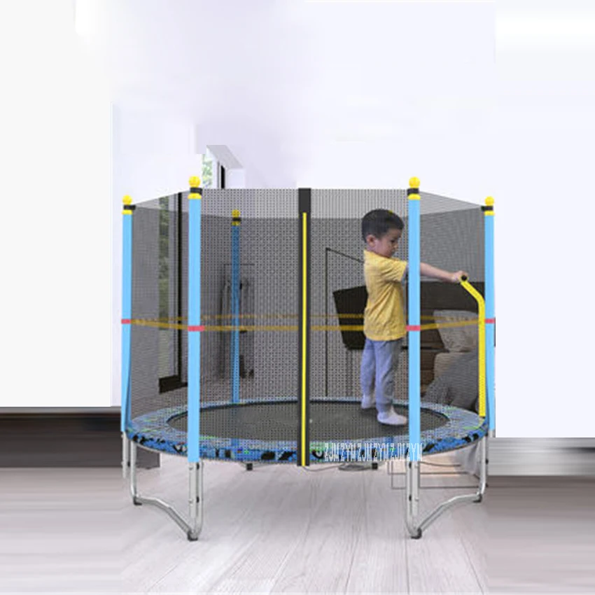 

Children Indoor Baby Bouncing Bed Kids Adult With Nets Toys Jumping Bed Max Load 150KG PP,Alloy Material Trampolines 60" Home