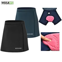 womens cycling skirts shorts with gel padded gel black underpant bicycle underwear ladies skirt clothes downhill shorts