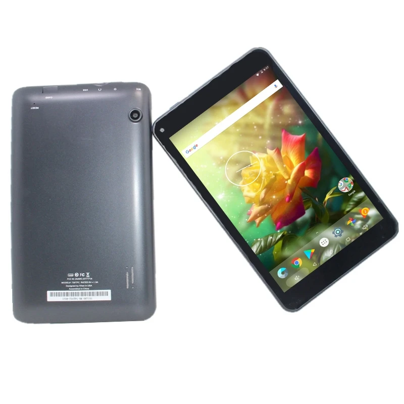 G9 7 дюймов 1 Гб + 16 ГБ Android 7.1.1 четырехъядерный 1024x600 Двойная камера с