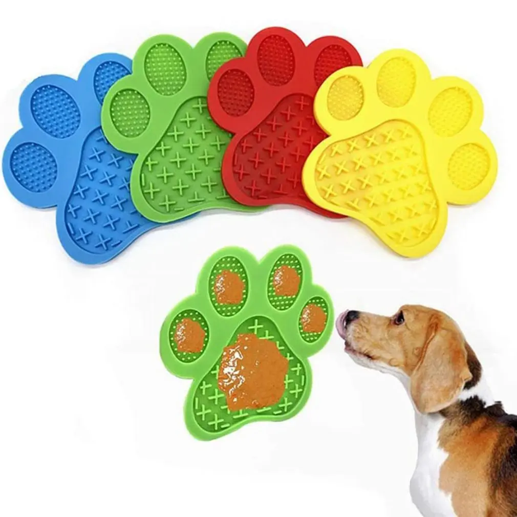 

1PC Pet Silicone Lick Pad Slower Feeder Pad Cats Dog Licky Mat Feeding Cats Dogs Licking Mat Pet Lick Pad Feeder Licking Mat