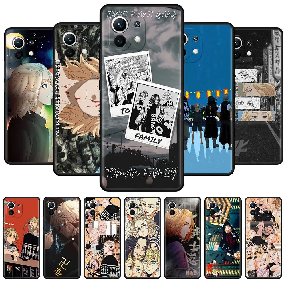 

Soft Case for Xiaomi Mi Poco X3 NFC M3 M4 F3 GT Redmi Note 9s 9 8 10 Pro K40 9C 9A Silicone Phone Cover Tokyo Revengers Cute