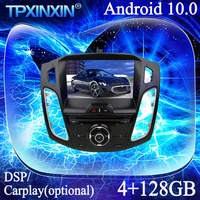 android 10 4g128g for ford focus 2012 2015 px6 carplay multimedia player tape recorder gps navigation auto radio head unit dsp