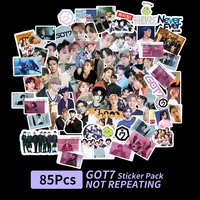 kpop got7 cute boys stickers mix korean fashion girls idol star stickers set stray kids bp phone case scrapbooking stationery