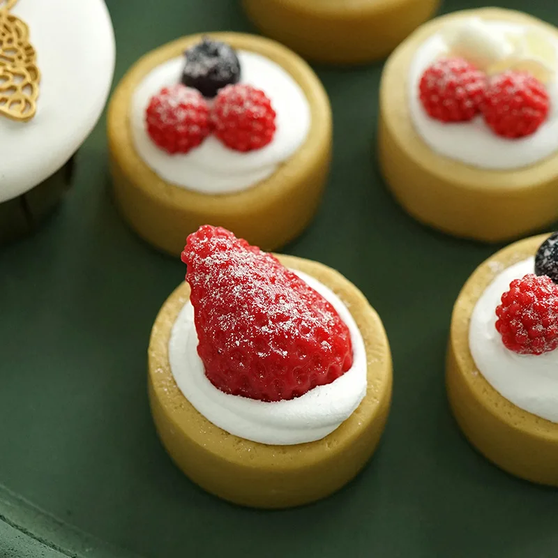 Искусственный фруктовый пирог искусственный десерт глина модель для торта