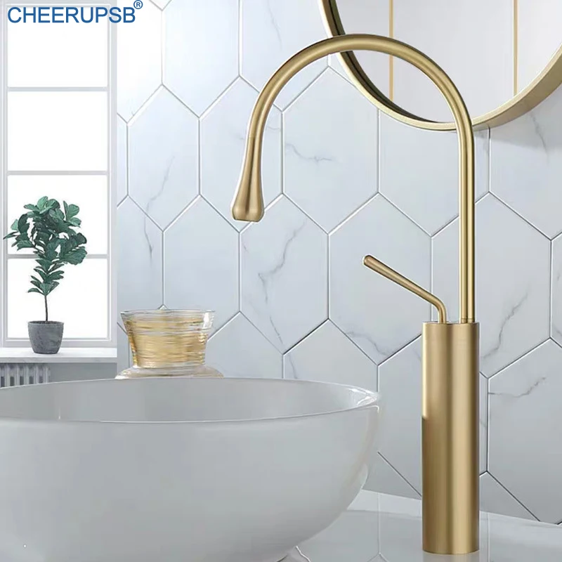 Смеситель для ванной комнаты медный смеситель раковины горячей и холодной воды