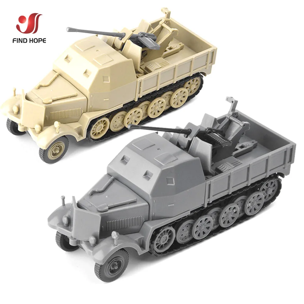 1/72 4D SD.KFZ.7/2 полутрек анти самолет бронированный автомобиль Сборная модель ПВО