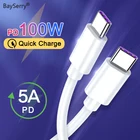Кабель USB Type-C на USB Type-C, 5 А, 100 Вт