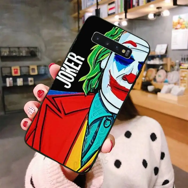 

horror Black Joker Joaquin Phoenix movie Phone Case For Samsung A50 A51 A71 A20E A20S S10 S20 S21 S30 Plus ultra 5G M11 funda