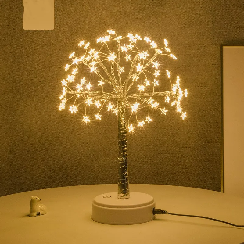 Светодиодный ночсветильник светильник ственское украшение креативные лампы на