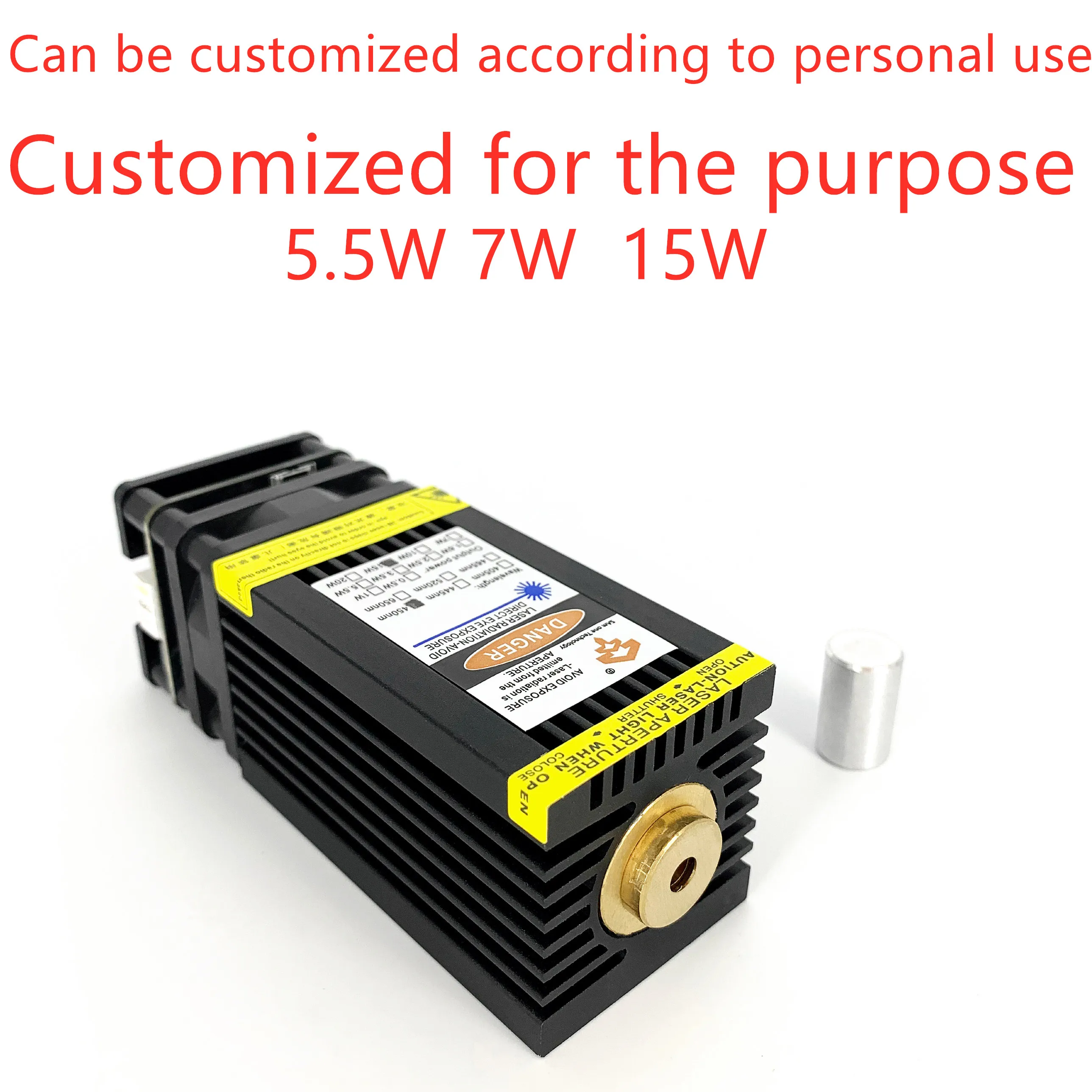 CNC laser head 5.5W 7W 15W laser module Tailor-made, according to personal needs to create the effect you want, free shipping