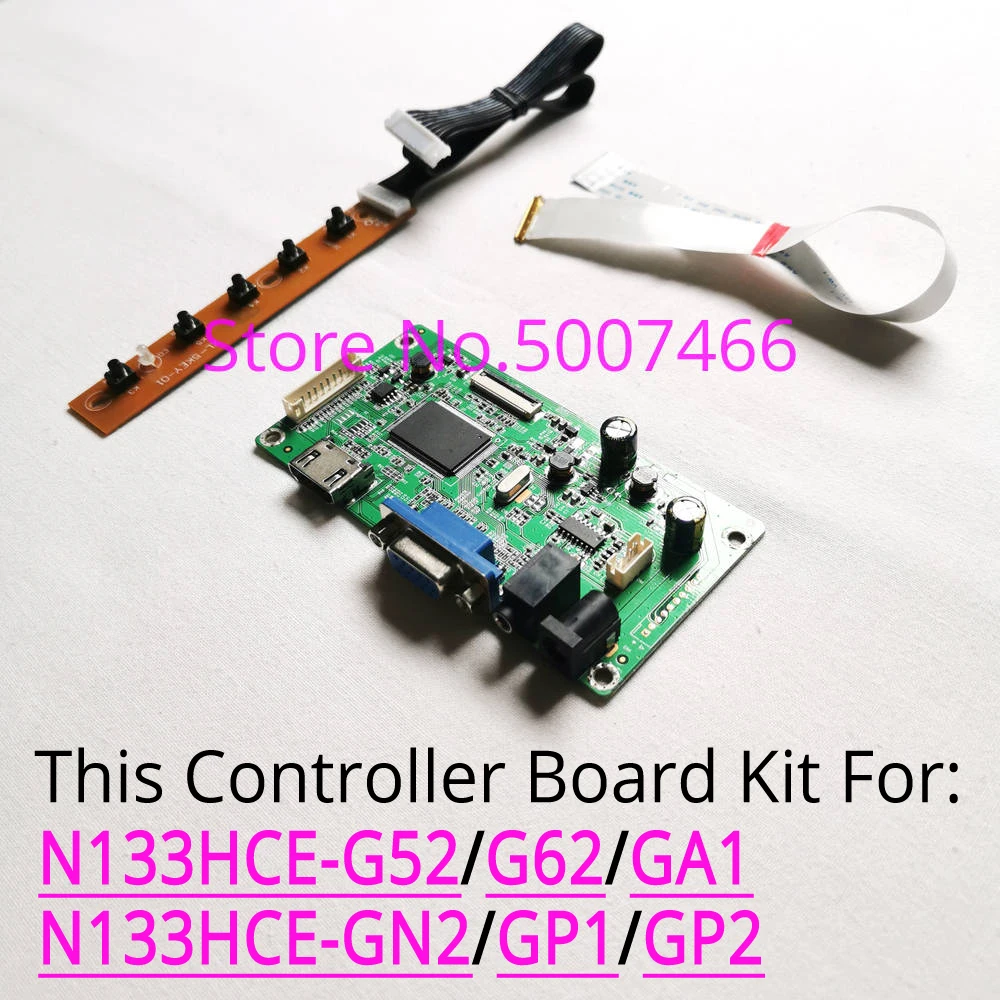 

Fit N133HCE-G52/G62/GA1/GN2/GP1/GP2 WLED Laptop PC EDP 30-Pin VGA 13.3" 1920*1080 LCD Panel Controller Drive Board DIY Kit