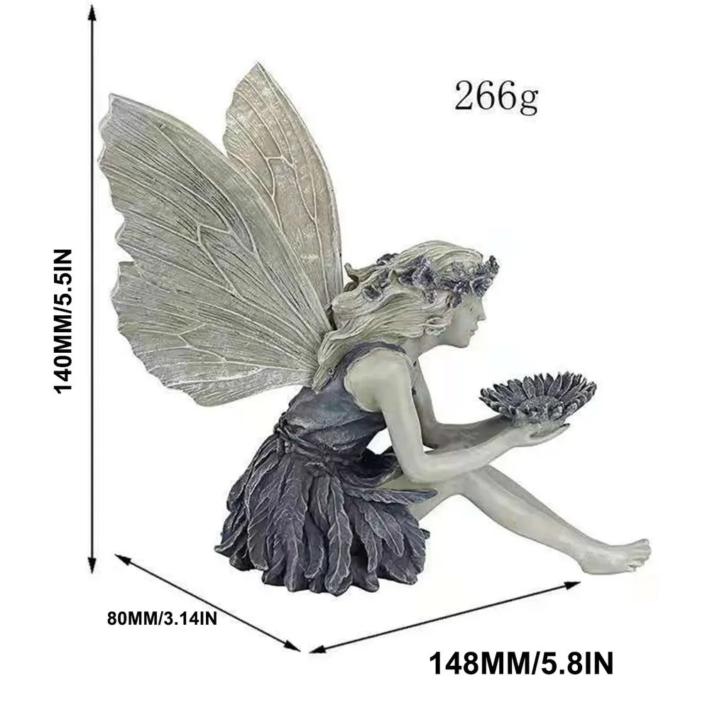 

Modern Angel Statue Resin Figurine Office Home Decoration Desktop Decor Handmade Crafts Sculpture Modern Art