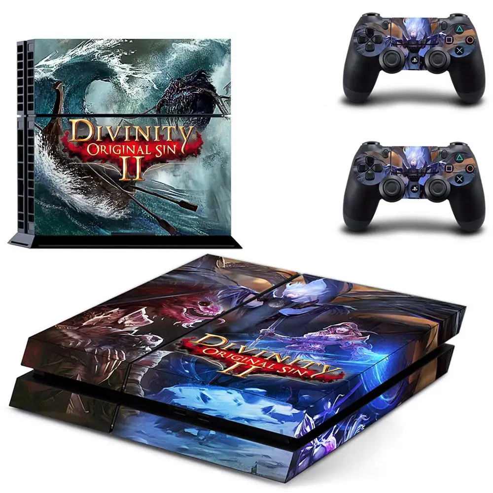 Divinity: оригинальная наклейка Sin 2 s Наклейка для PS4 PS 4 игровая станция Pegatinas консоли
