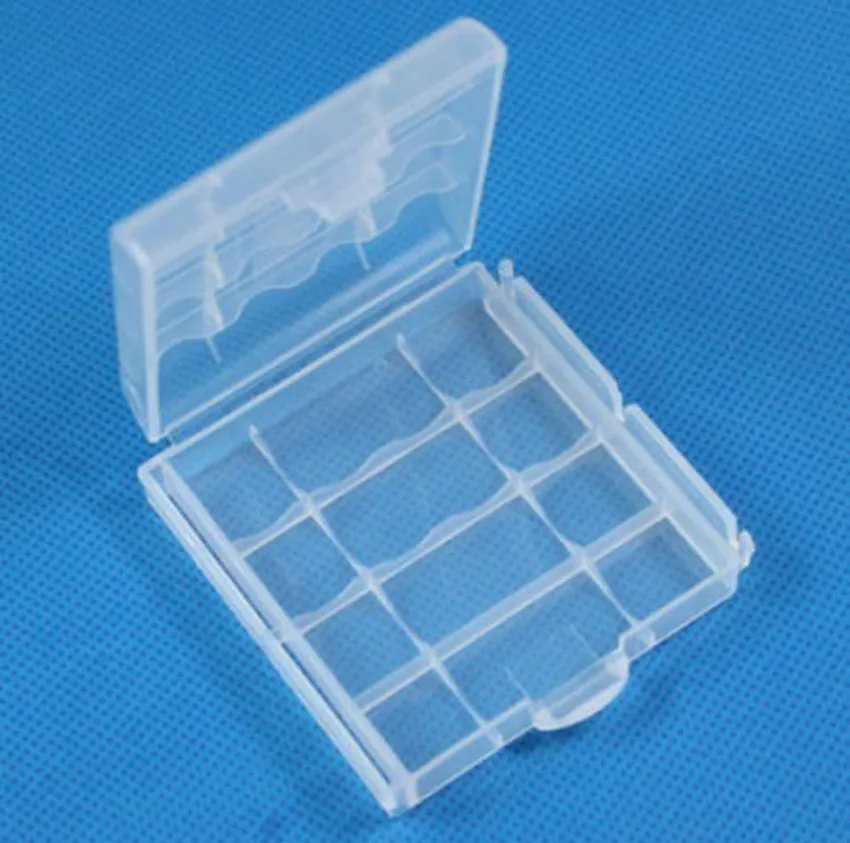 

2PCS Portable Hard Plastic Case Holder Storage Box Cover for AA / AAA Battery
