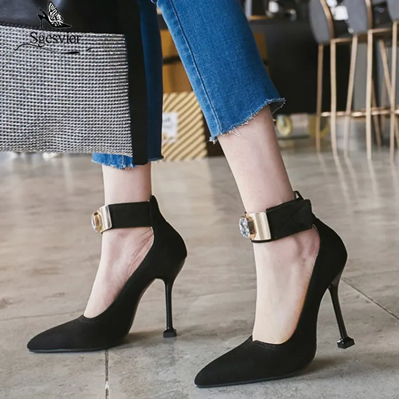 Sgesvier/2020 женская обувь Женские туфли лодочки Пикантные вечерние на тонком высоком