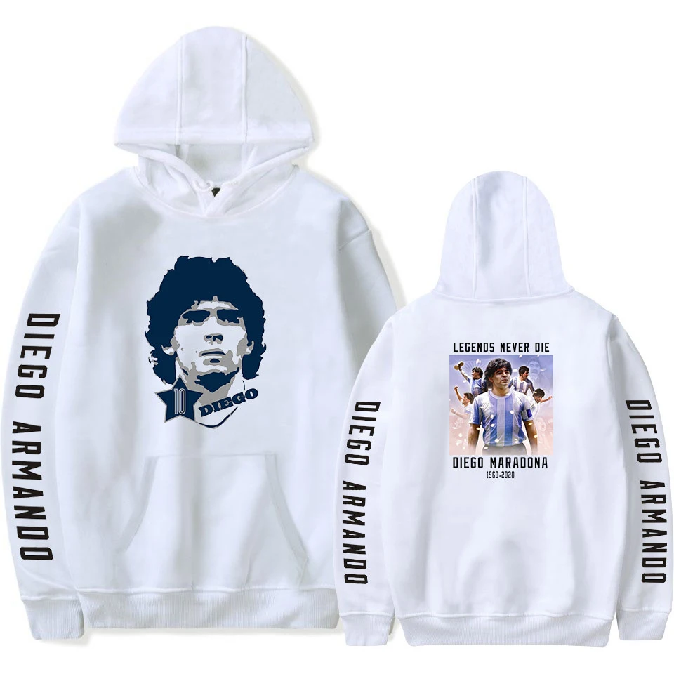 

Football 1960-2020 Hand of God Diego Armando Maradona hoodie sweatshirts fashion warm pocket hooded