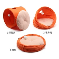 2021 spring and summer closed cat litter round waterproof pet kennel oxford cloth yurt kennel