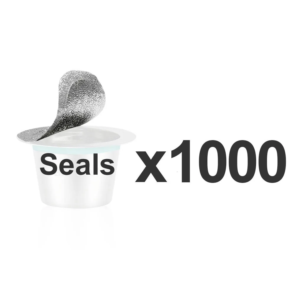 1000PCS x Seals 24 шт. Nespresso кофейные капсулы из нержавеющей стали многоразовые капсулы Nesspreso многоразовые кофейные фильтры Чашки Новые Diy Инструменты для приготовления кофе - Цвет: 1000PCS x Seals