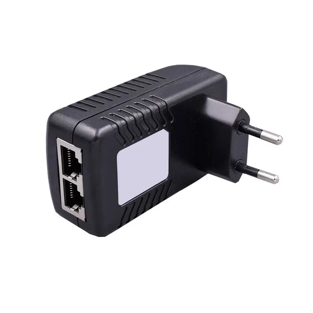 24 В 1 А Новый адаптер питания Ethernet POE Сетевая вилка