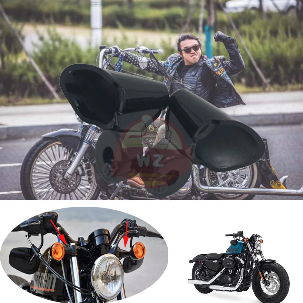 

Для Harley XL883/1200 X48 передний поворотный сигнальный кронштейн модифицисветильник подставка для поворосветильник