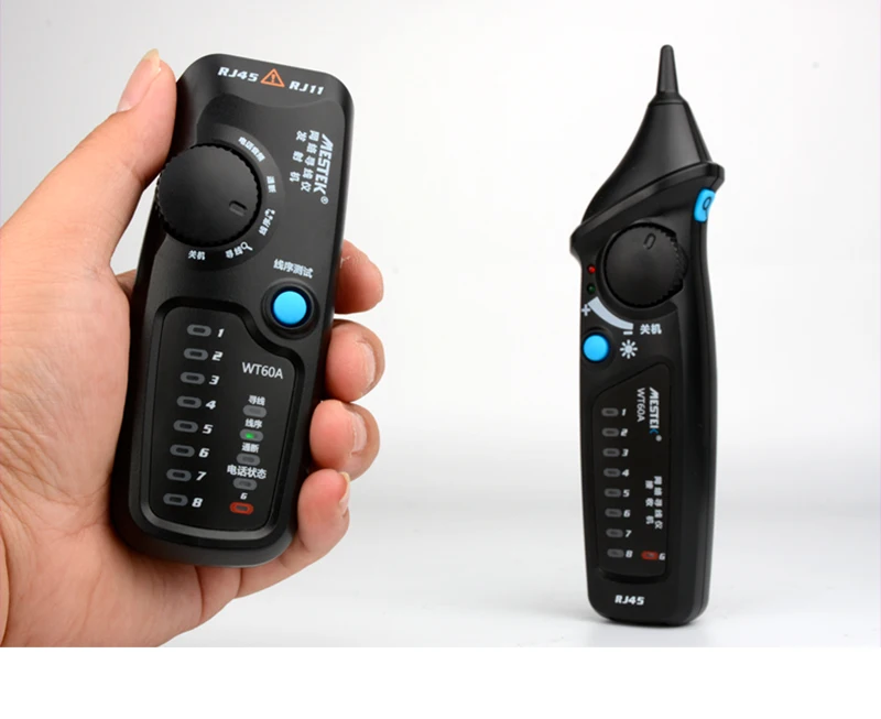 MESTEK WT60A тестер для телефонного кабеля tracer сетевой кабель тестер детектор линия finer