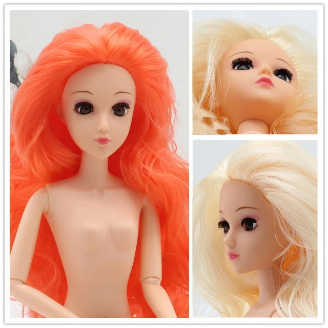 30 см Обнаженная кукла с объемными глазами ресницы 1/6 милые красивые азиатские