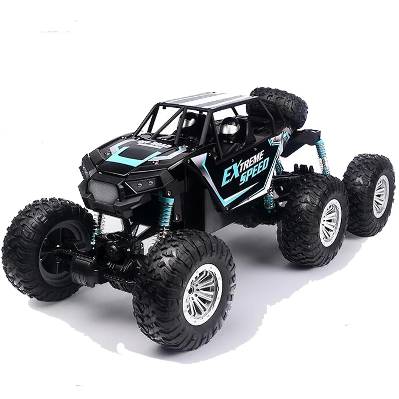 Детский подарок электрический RC автомобиль 1:8 2,4G 150M супер большой 6/4 колеса 6WD 4WD вождения независимая подвеска 360 градусов опрокидывающийся RC автомобиль