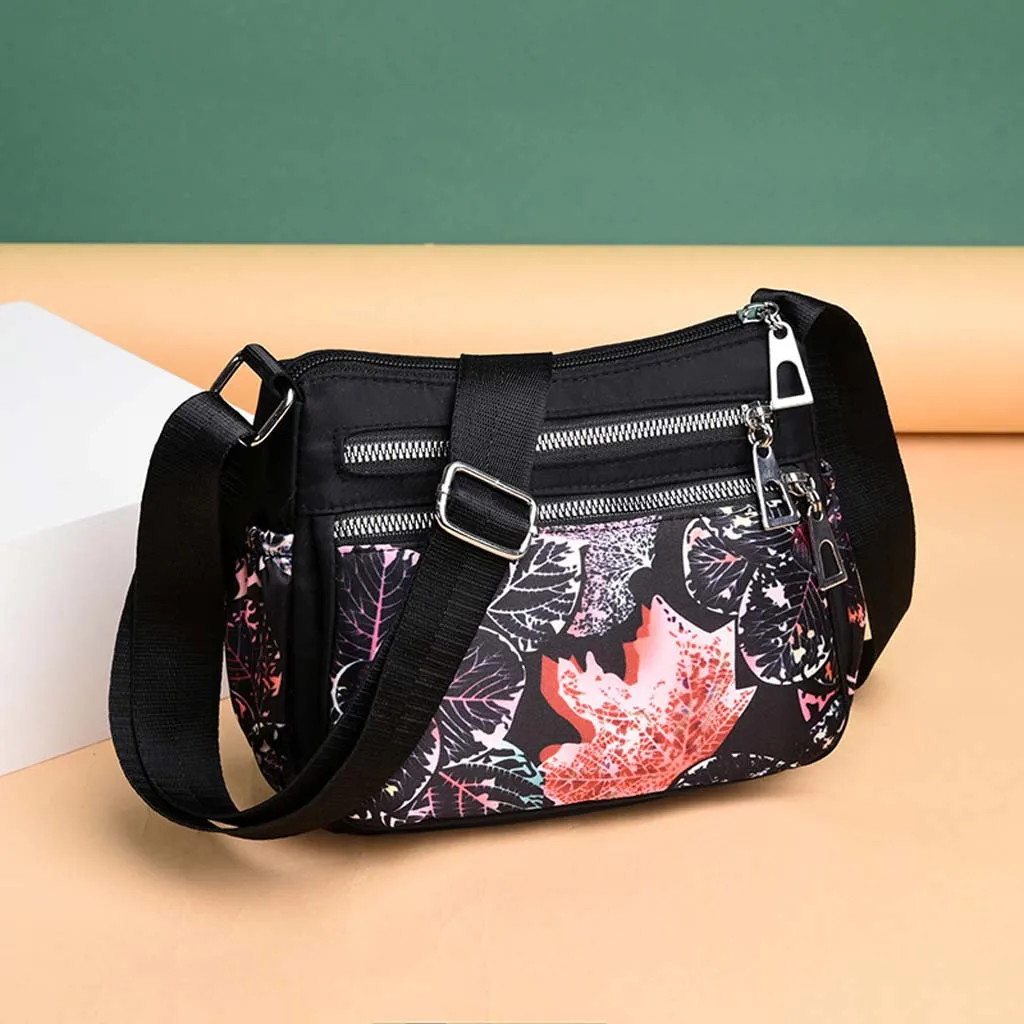 

2019 Ethnic Print Shoulder Bag Oxford Crossbody Bags for Women Beach Travel Sling Bag Casual Messenger Bag Torebki Damskie #35