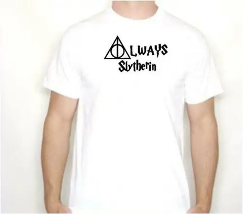 Поттер всегда Слизерин футболка 2019 Горячая Распродажа Новый модный бренд o