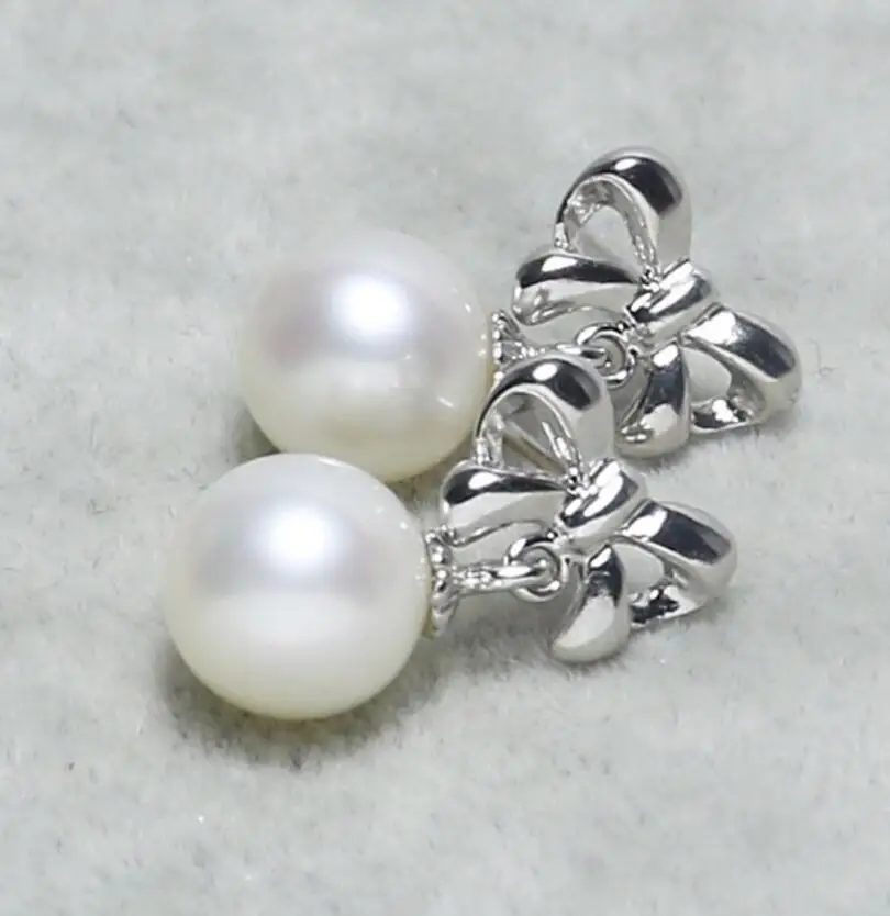 Новинка 1107 + классические серьги с жемчугом в виде бабочки|Серьги-подвески| |