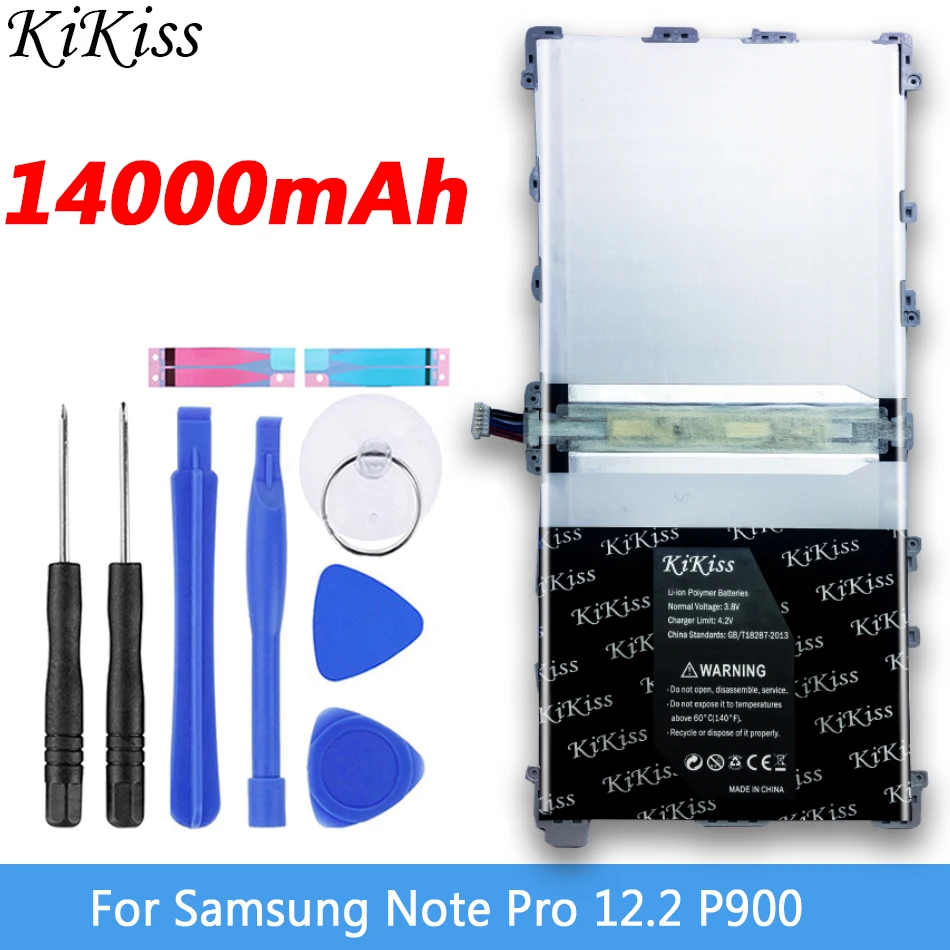 Литий ионный полимерный аккумулятор 14000 мАч для планшетов Samsung Galaxy Note Pro 12 2 SM P900 P901