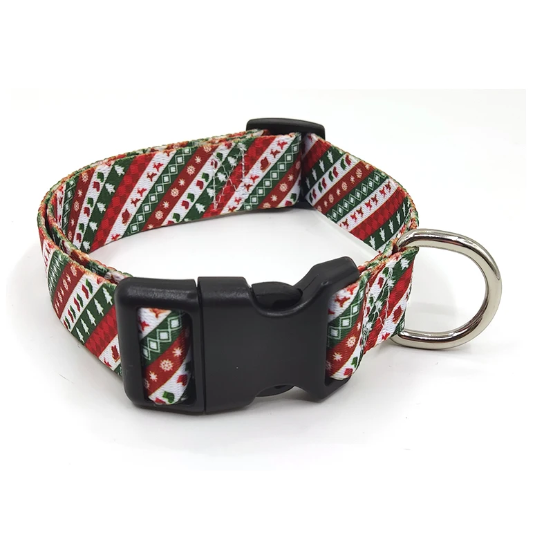 Ошейник для собак регулируемый быстросъемный Рождественский рекламный | Дом и