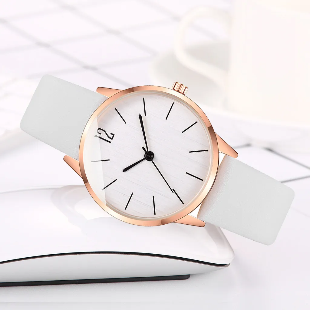 

Watch Women's Quartz Wristwatch Leather Belt Watch Women Casual Watches Fashion Casual Simple Clock Montre Femme Reloj Mujer