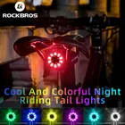 Велосипесветильник Предупреждение ющий фонарь ROCKBROS, задний свет, зарядка через USB, яркий велофонарь, велосипедные аксессуары