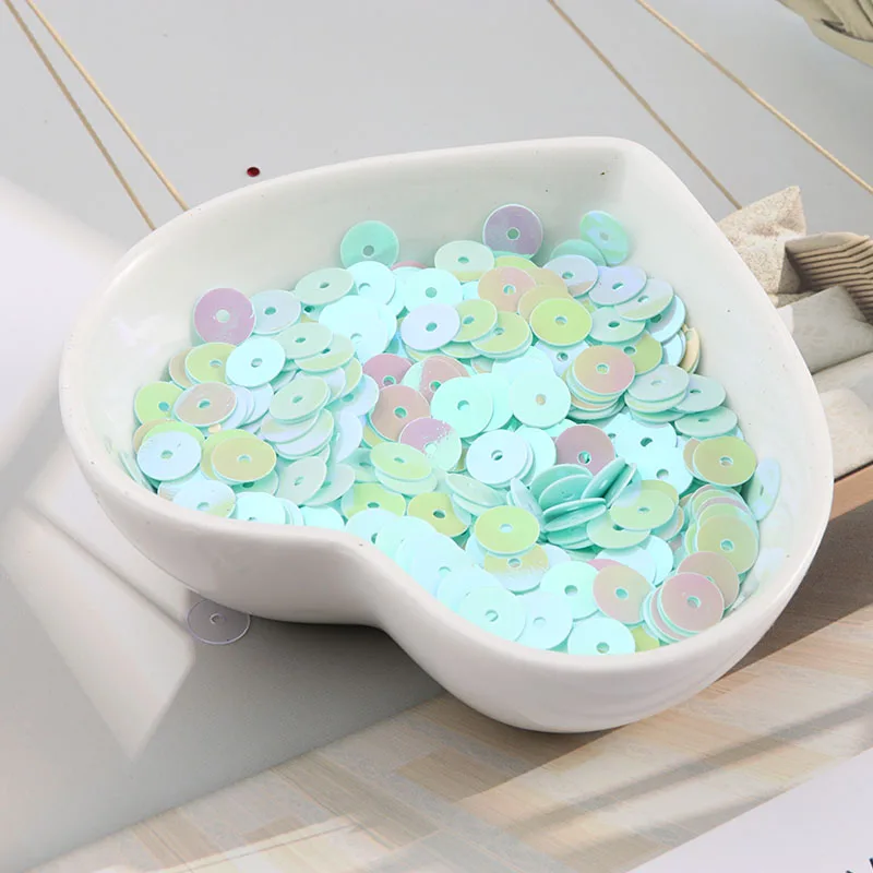 6 мм блестки ПВХ красочные плоские круглые свободные фотообои Свадебное Ремесло