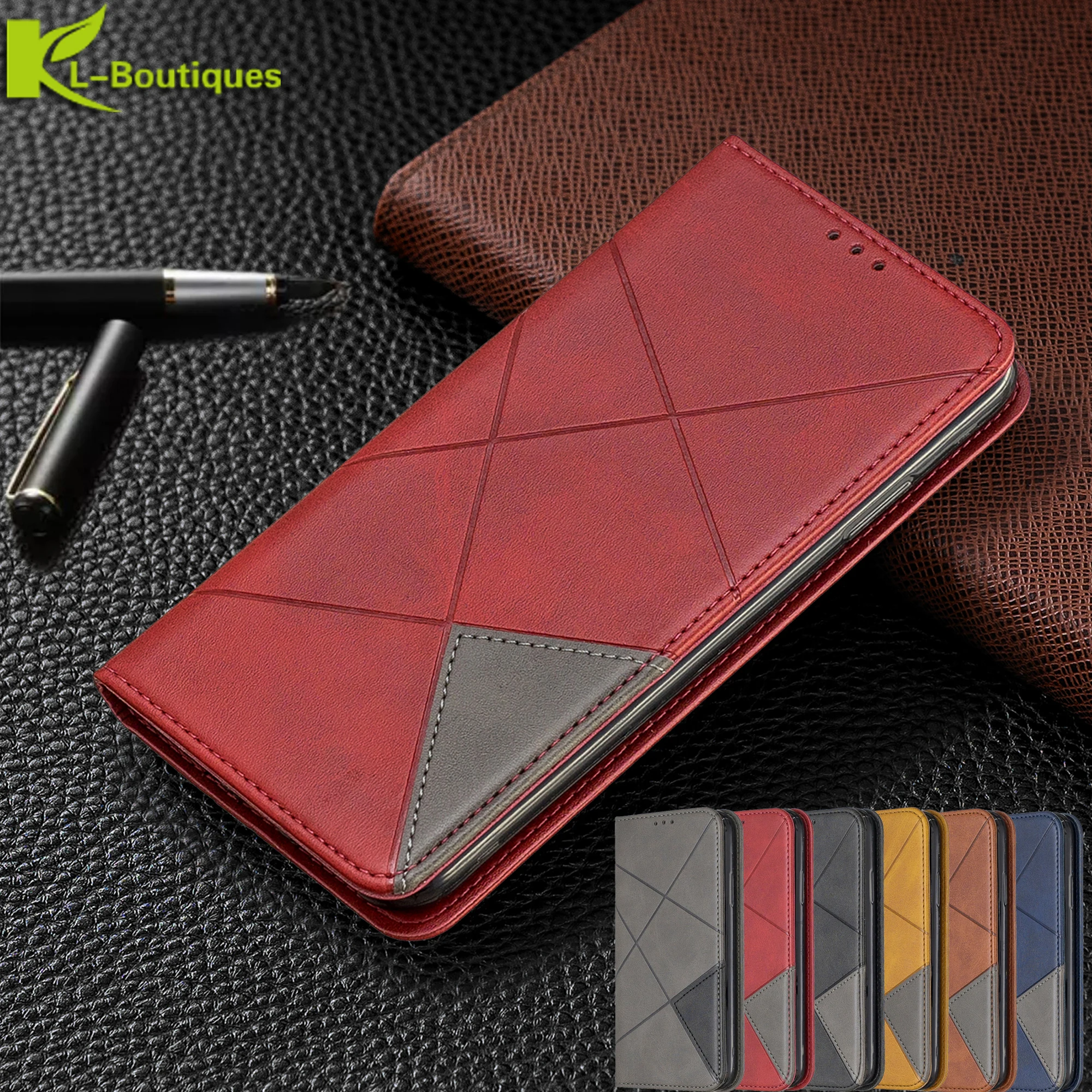 Чехол для Xiaomi Redmi 8 8A 7A 7 K20 pro Note 9S 8T Pro Max защитный кожаный чехол книжка с подставкой