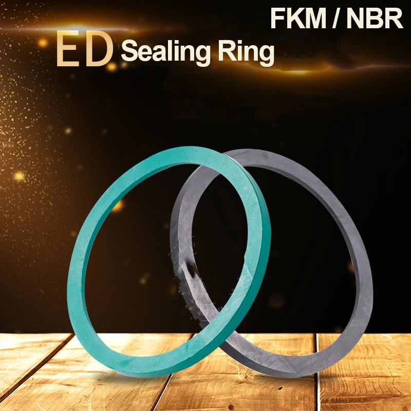 

FKM Fluororubber ED Sealing Ring Bevel Washer for E type column end Fluid joint Ring