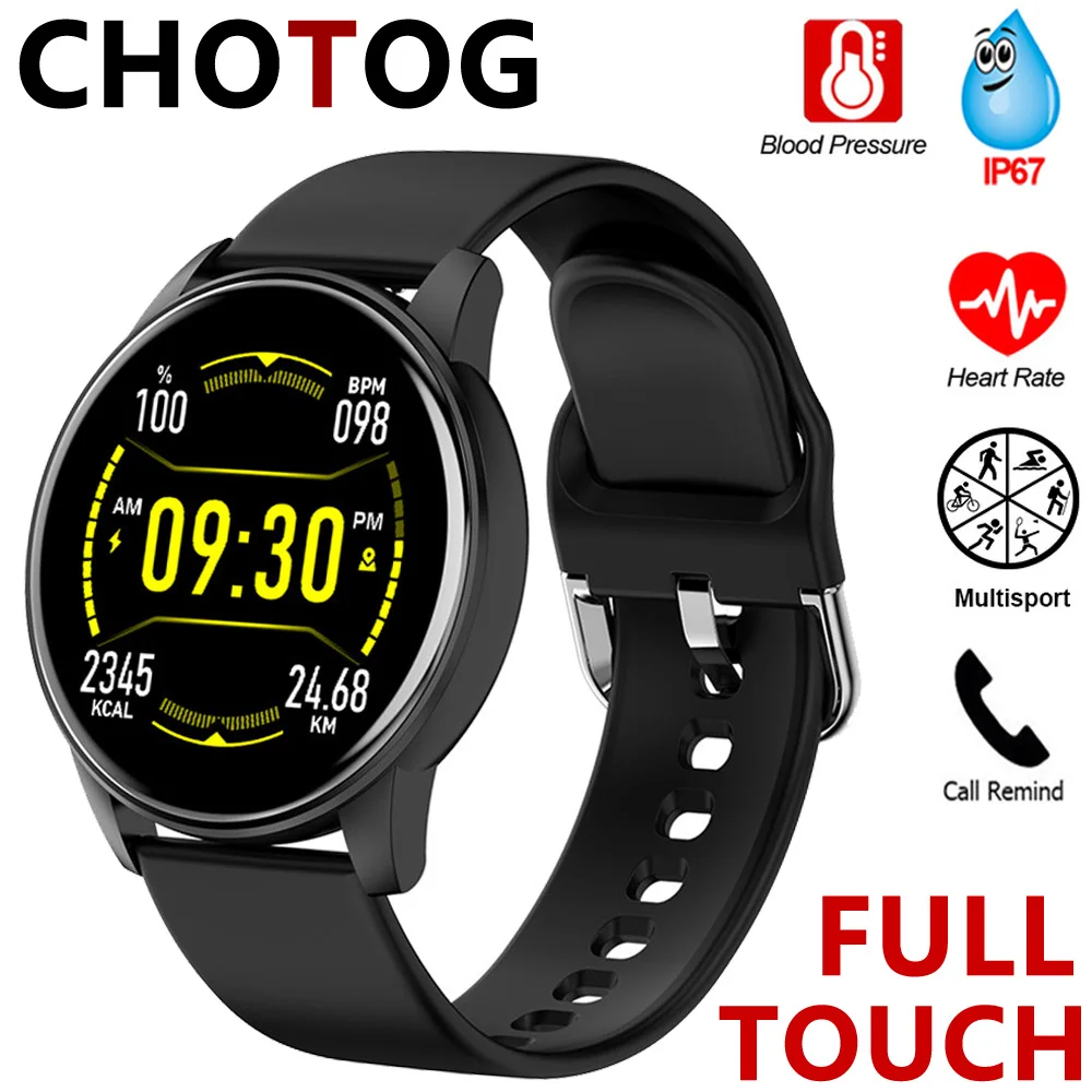 

Смарт-часы для мужчин и женщин, 1,3 дюйма, полностью сенсорный экран, фитнес-трекер, часы Ip67, водонепроницаемые Смарт-часы, кровяное давление, ...