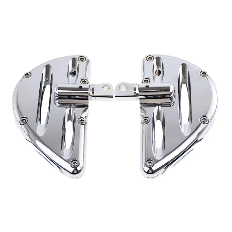 

Motorcycle Foot Pegs, Passenger Floorboard Pedal Footrest Pedal for 883 XL1200 X48 Silver