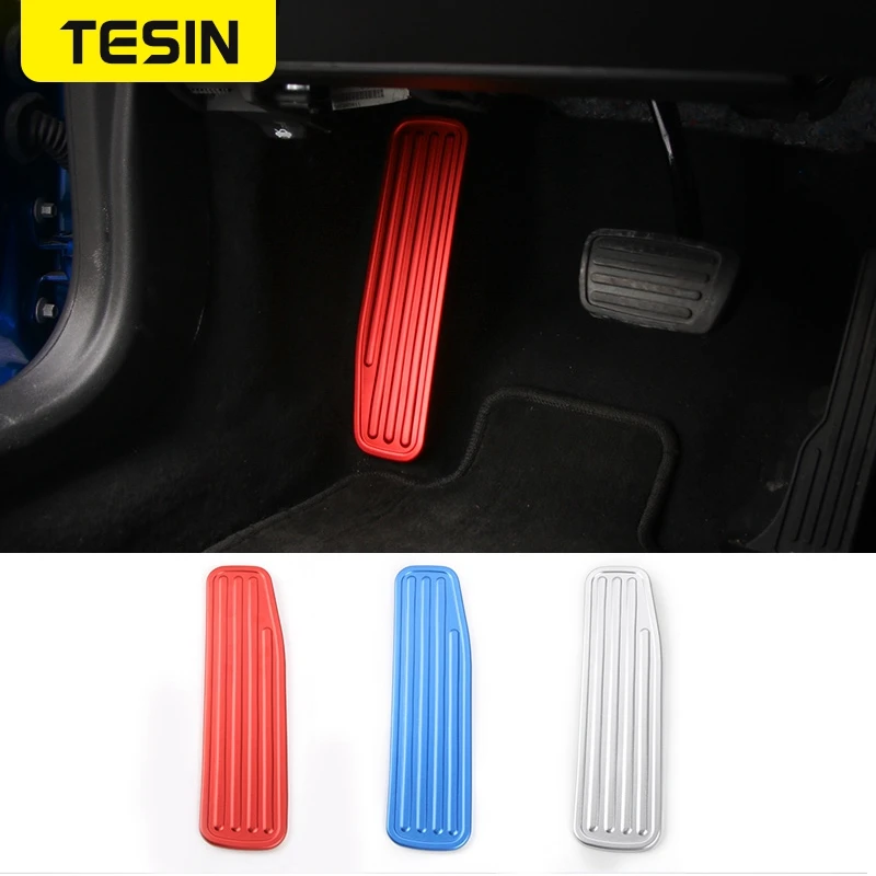 

Car Styling Left Foot Rest Pedals Cover Car Break Pedal Pads for Chevrolet Camaro 2017+Newbest High Quality Interior Accessories