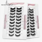 510 пар магнитных искусственных ресниц, улучшенный Пинцет для подводки глаз, долговечный магнитный инструмент для макияжа ресниц ручной работы