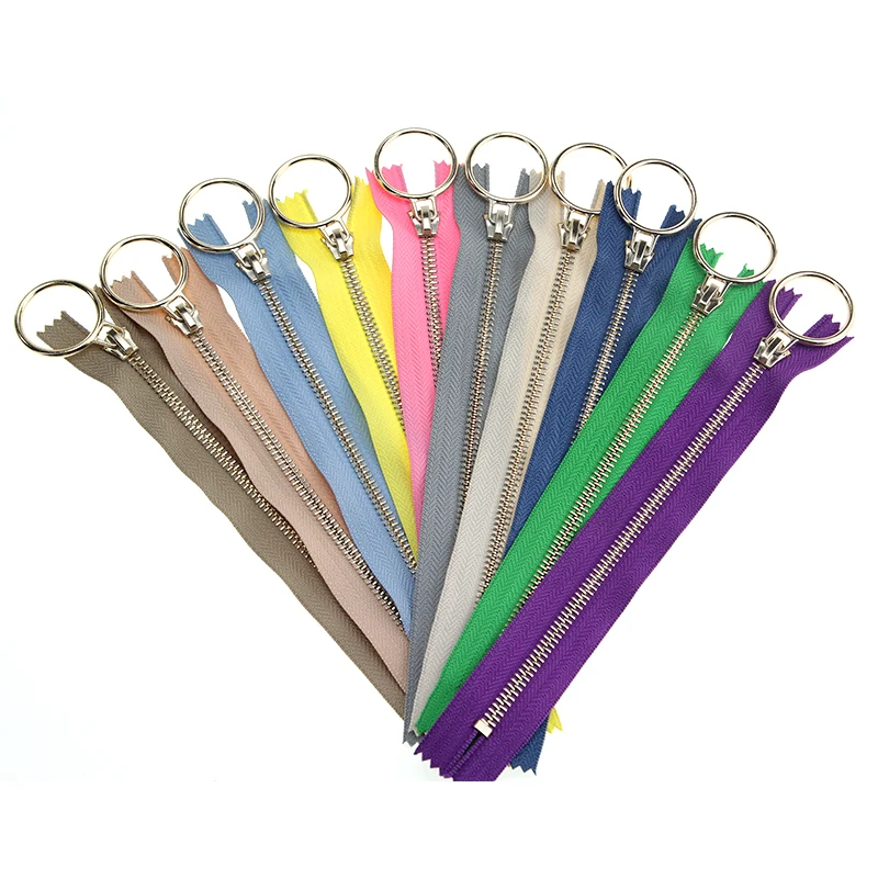 5 #2 шт 20 см закрытый автоматический замок Платиновое Покрытие розовое золото