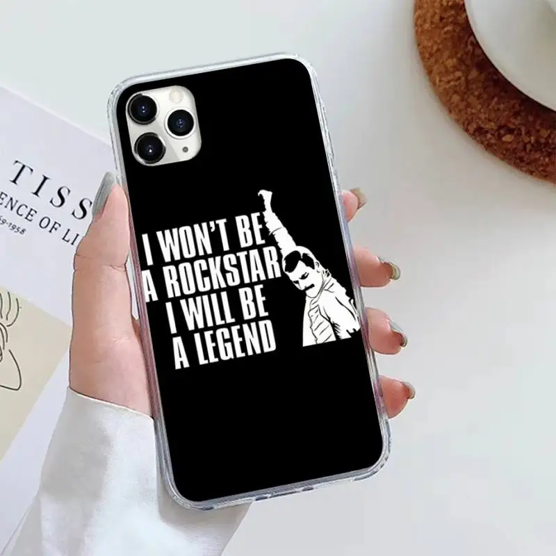 

Queen band Freddie Mercury British Rock Phone Case For iphone 12 5 5s 5c se 6 6s 7 8 plus x xs xr 11 pro max