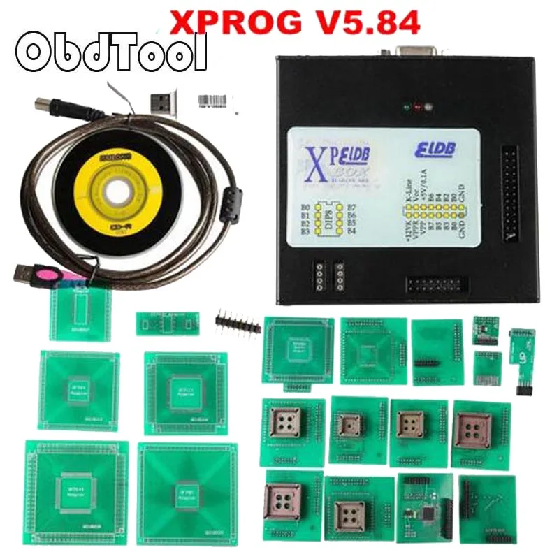 XPROG M V5.84 металлическая коробка V5.55 Авто программатор системного блока управления