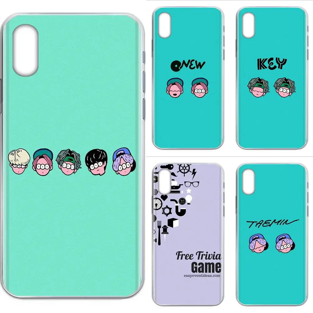 Резиновый мягкий чехол для телефона Huawei Honor 10 10i 20 20i 8S lite Y9 Prime Y7 2019 Y5 2018 p40 pro Kpop Shinee