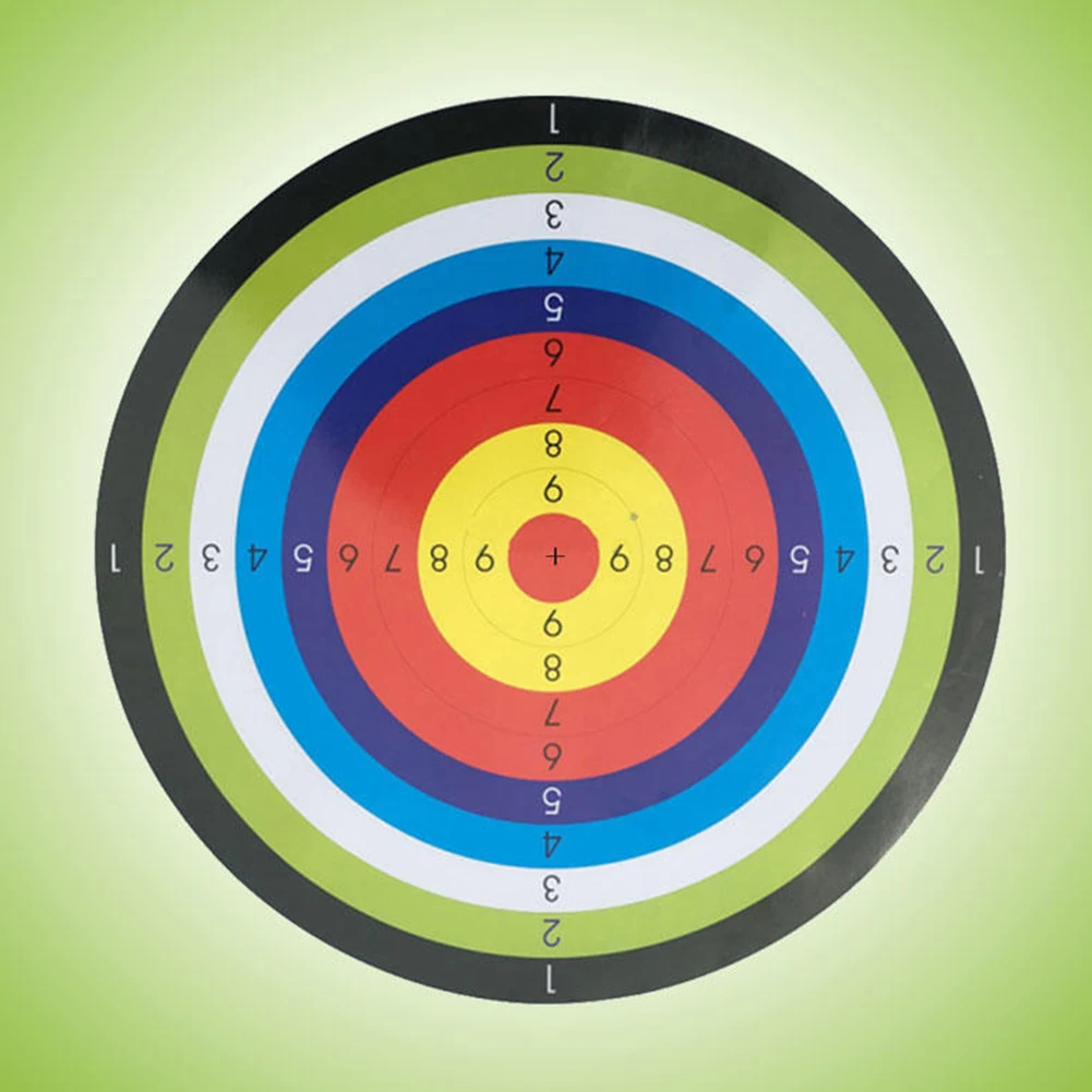 

Practice Multi Use Training 45x45cm Practical Shooting Club Eye Exercise Durable Outdoor Sports Target Paper