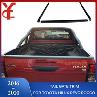 3 pcs abs rail guard over rail load bed liner for toyota hilux revo rocco 2015 2016 2017 2018 2019 2020 double cabin