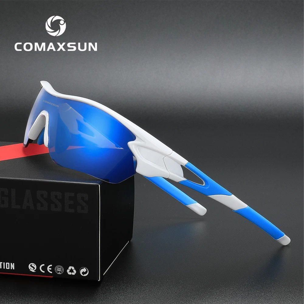 Солнцезащитные очки Comaxsun Мужские поляризационные спортивные защитные для езды