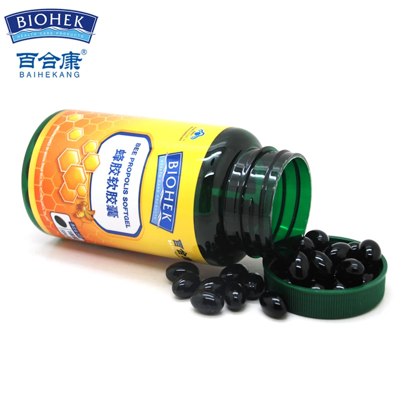 

Lily kang brand 300 grains of middle-aged and old immunity propolis propolis soft capsule health food