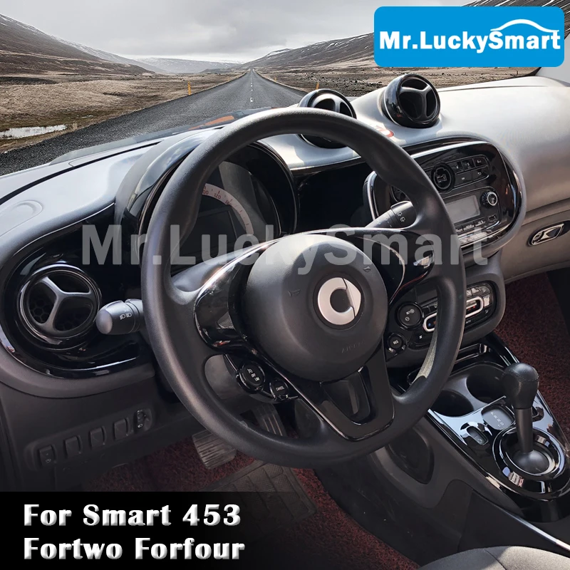 Автомобильная черная декоративная наклейка из АБС-пластика Защитный чехол